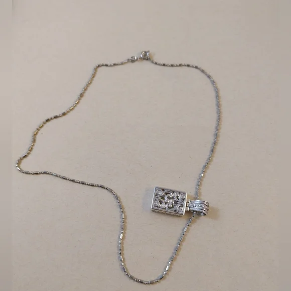 Sterling Silver Pendant & 18KGF Necklace - Picture 12 of 16